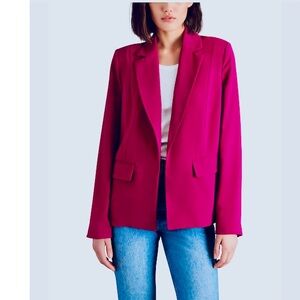 SAG HARBOR Petite Pink Vintage Blazer Suit Jacket 14P